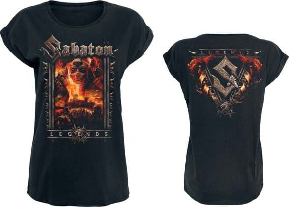 Sabaton Legends Dámské tričko černá - RockTime.cz
