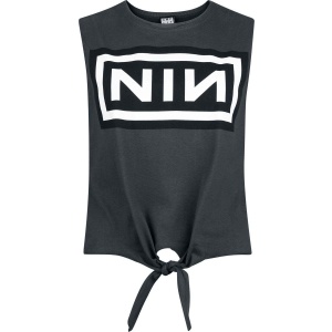 Nine Inch Nails Amplified Collection - Logo Dámský top charcoal - RockTime.cz