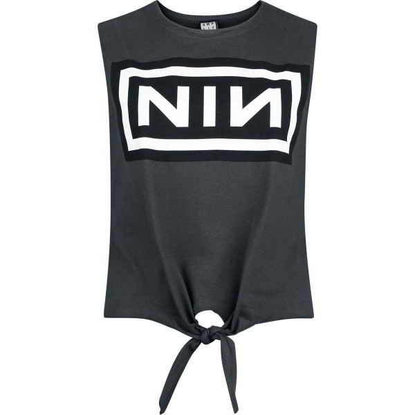 Nine Inch Nails Amplified Collection - Logo Dámský top charcoal - RockTime.cz