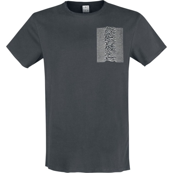 Joy Division Amplified Collection - Pulsar Pocket Tracklist Tričko charcoal - RockTime.cz