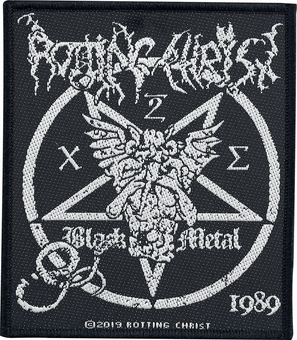 Rotting Christ Black Metal nášivka cerná/bílá - RockTime.cz