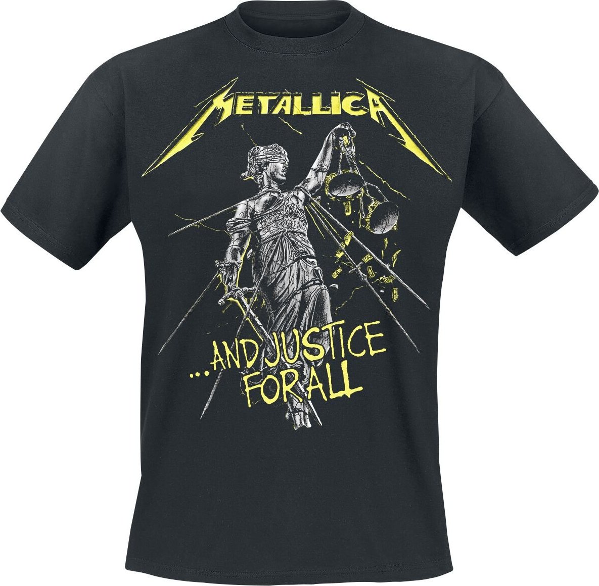 Metallica ...And Justice For All - Tracklist Tričko černá - RockTime.cz