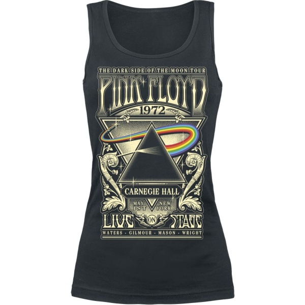 Pink Floyd The Dark Side Of The Moon - Live On Stage 1972 Dámský top černá - RockTime.cz