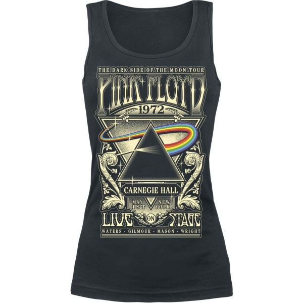 Pink Floyd The Dark Side Of The Moon - Live On Stage 1972 Dámský top černá - RockTime.cz