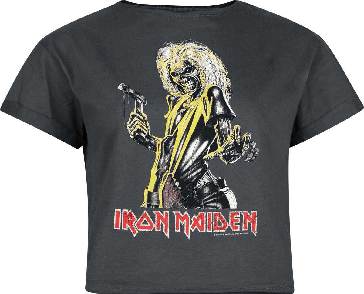 Iron Maiden Amplified Collection - Killers Dámské tričko charcoal - RockTime.cz