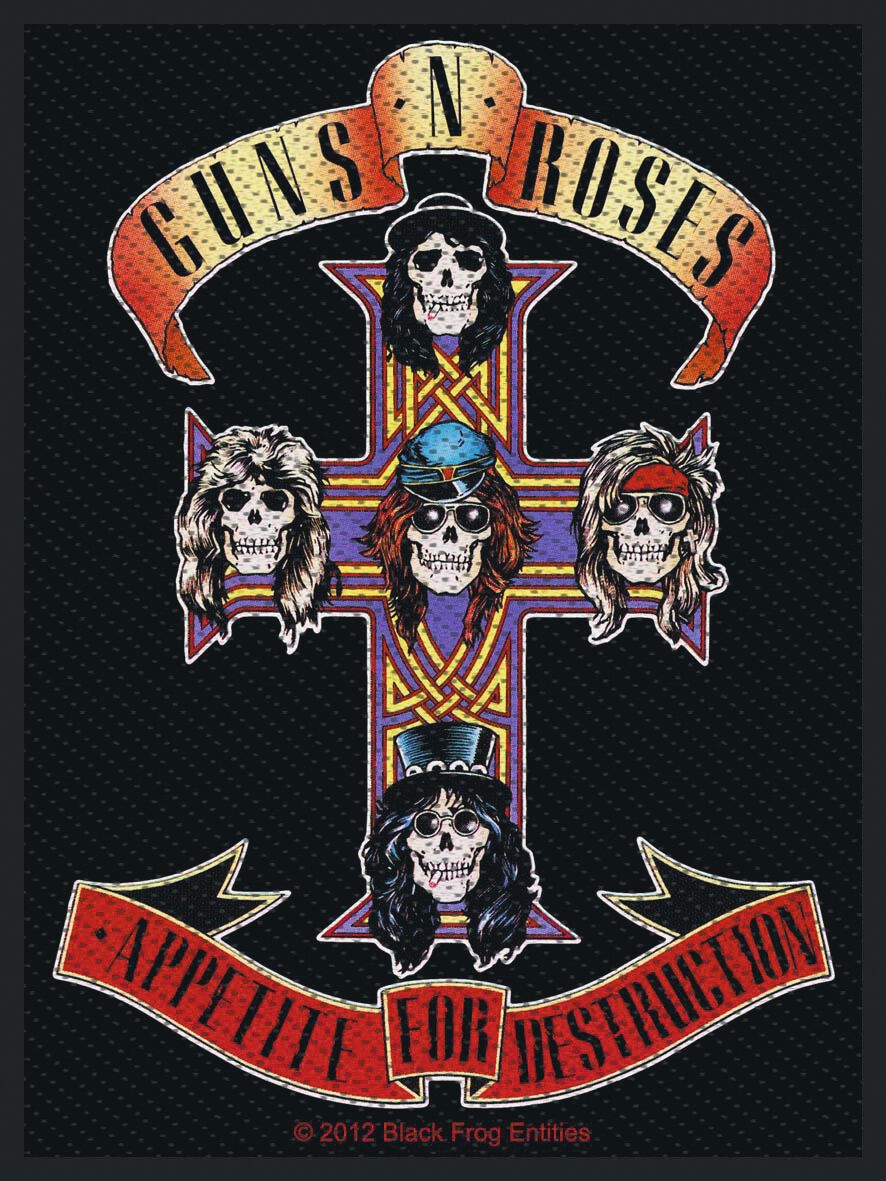 Guns N' Roses Appetite nášivka standard - RockTime.cz