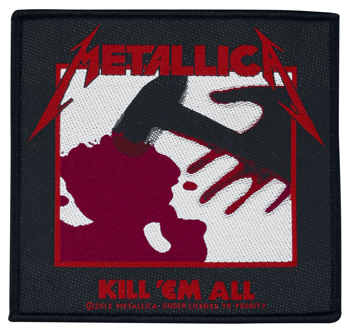 Metallica Kill 'Em All nášivka cerná/bílá/cervená - RockTime.cz