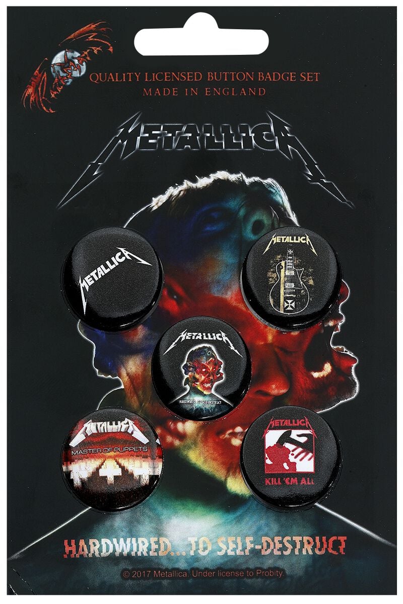 Metallica Mix Odznak vícebarevný - RockTime.cz