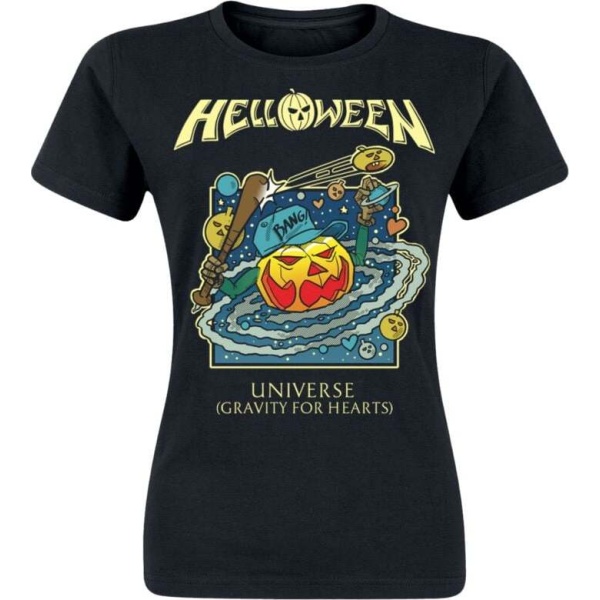 Helloween Universe Dámské tričko černá - RockTime.cz