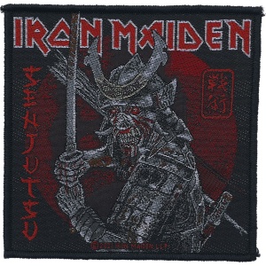 Iron Maiden Senjutsu nášivka cerná/cervená - RockTime.cz