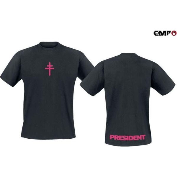 President Cross Tričko černá - RockTime.cz