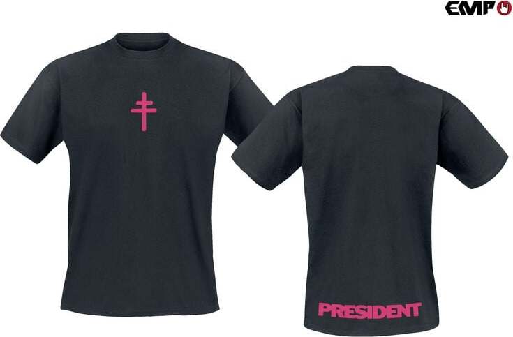 President Cross Tričko černá - RockTime.cz