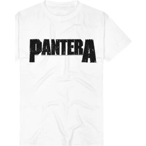 Pantera Logo Tričko bílá - RockTime.cz
