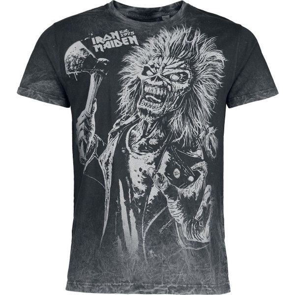 Iron Maiden Eddie Tričko šedá - RockTime.cz