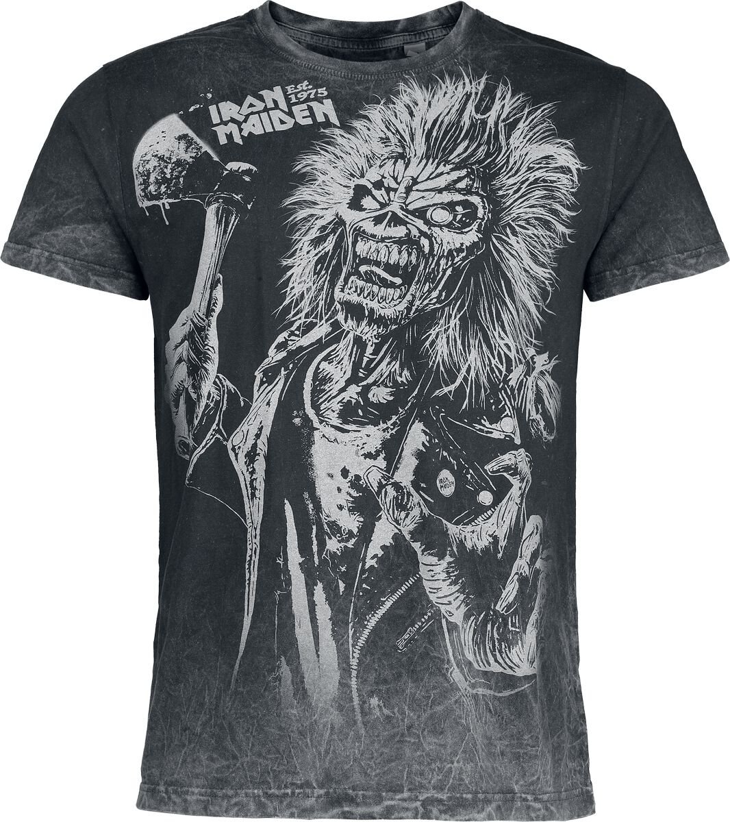 Iron Maiden Eddie Tričko šedá - RockTime.cz