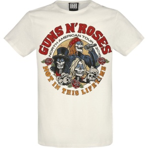 Guns N' Roses Amplified Collection - North American Tour Tričko šedobílá - RockTime.cz