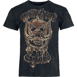 Motörhead 50th Gold Warpig Tričko antracitová - RockTime.cz