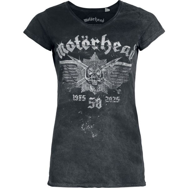 Motörhead Metallic Logo Dámské tričko šedá - RockTime.cz