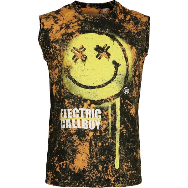 Electric Callboy Spray Smile Tank top černá - RockTime.cz
