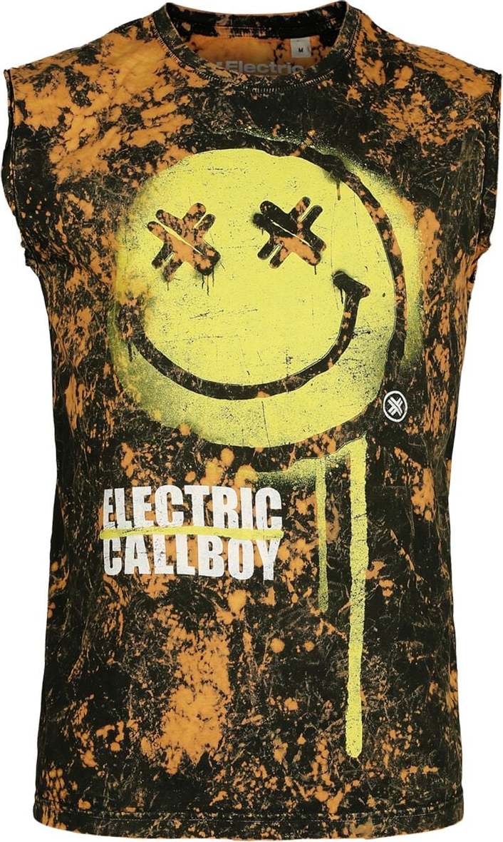 Electric Callboy Spray Smile Tank top černá - RockTime.cz