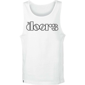 The Doors Logo Tank top bílá - RockTime.cz
