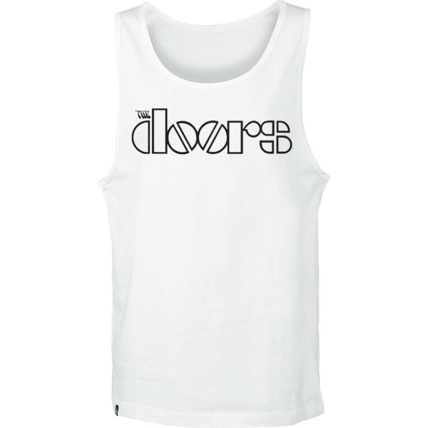 The Doors Logo Tank top bílá - RockTime.cz