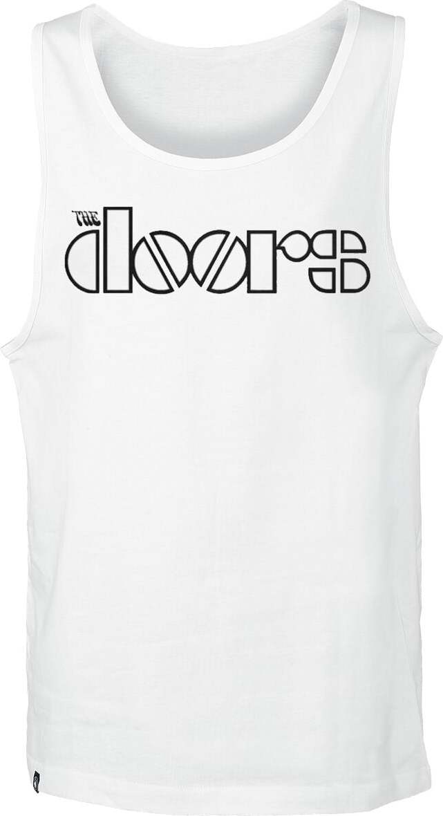 The Doors Logo Tank top bílá - RockTime.cz