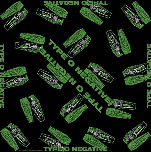 Type O Negative Coffins Bandana - malý šátek černá - RockTime.cz