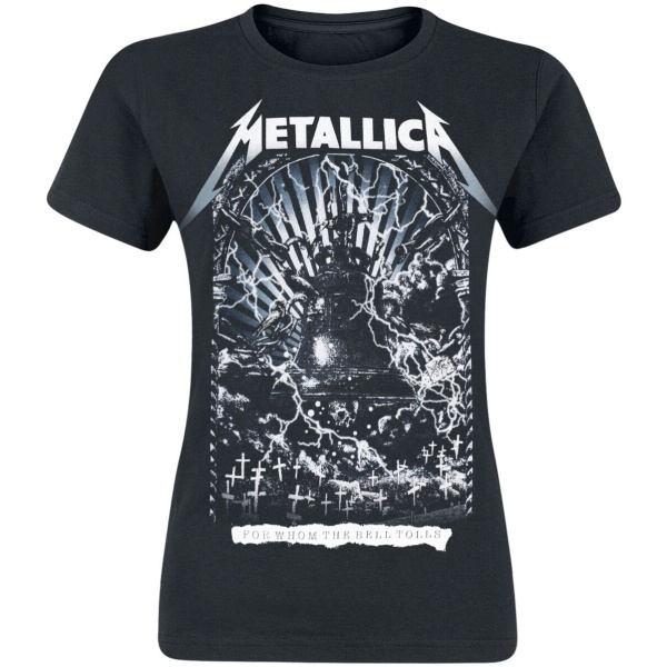 Metallica For Whom The Bells Toll Dámské tričko černá - RockTime.cz
