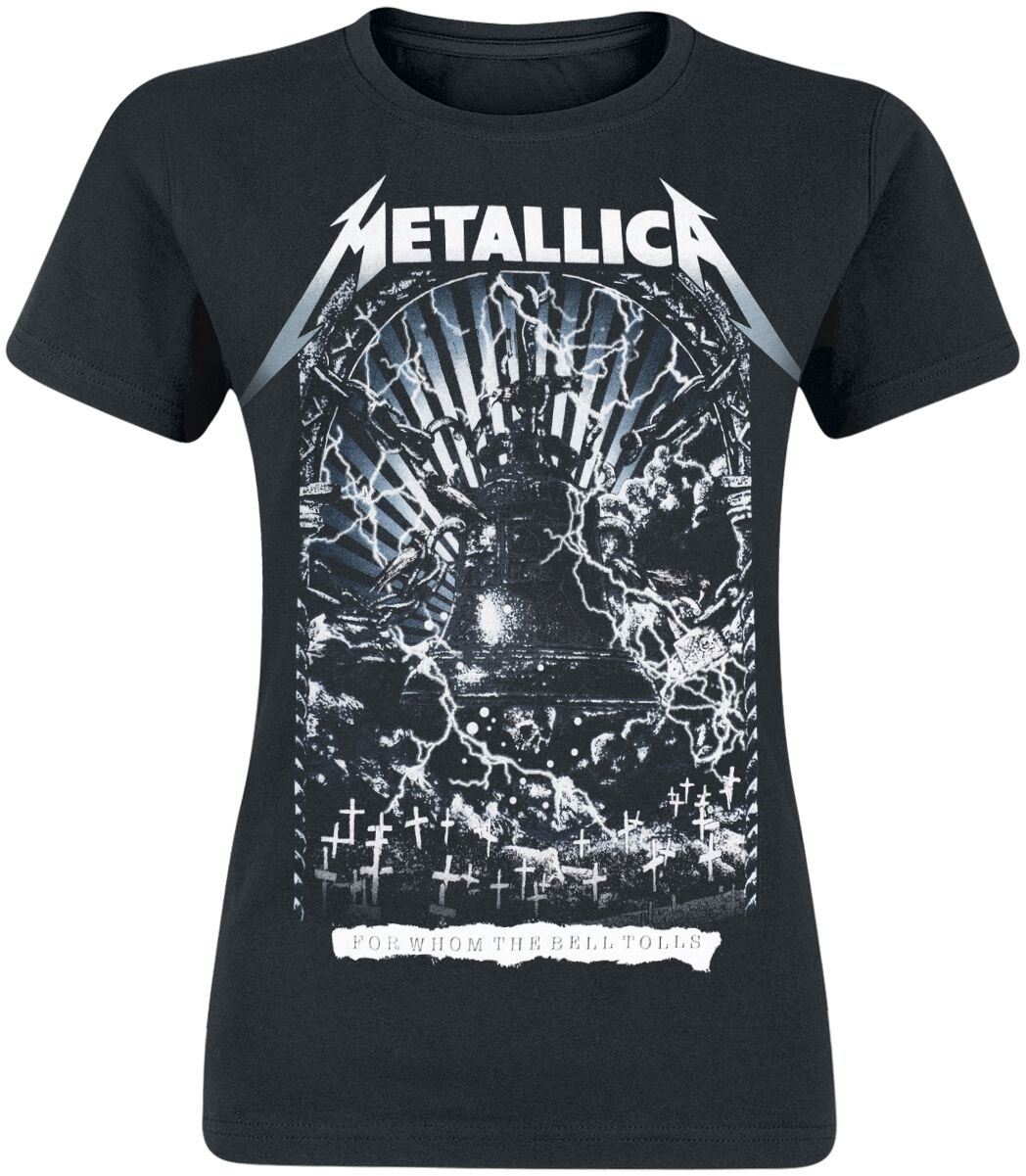Metallica For Whom The Bells Toll Dámské tričko černá - RockTime.cz