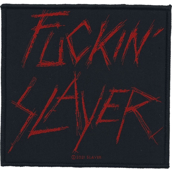 Slayer Slayer nášivka cerná/cervená - RockTime.cz