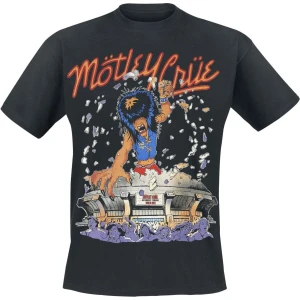Mötley Crüe Allister King Kong Distressed Tričko černá - RockTime.cz