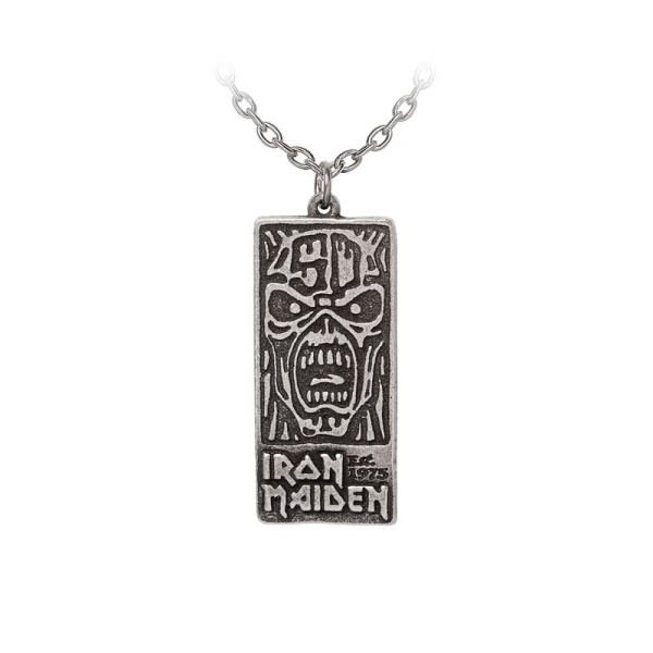Iron Maiden 50th Anniversary Přívěšek stríbrná - RockTime.cz