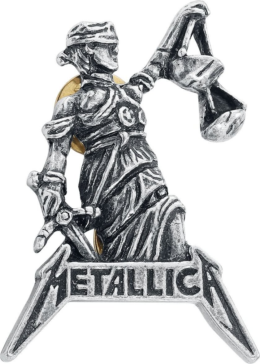 Metallica Justice For All Odznak stríbrná - RockTime.cz