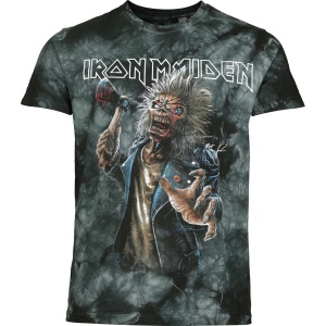 Iron Maiden Eddie Keyline Tričko modrá/šedá - RockTime.cz