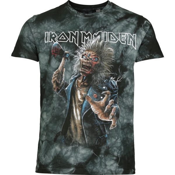 Iron Maiden Eddie Keyline Tričko modrá/šedá - RockTime.cz