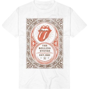 The Rolling Stones Ornament Frame Tričko bílá - RockTime.cz