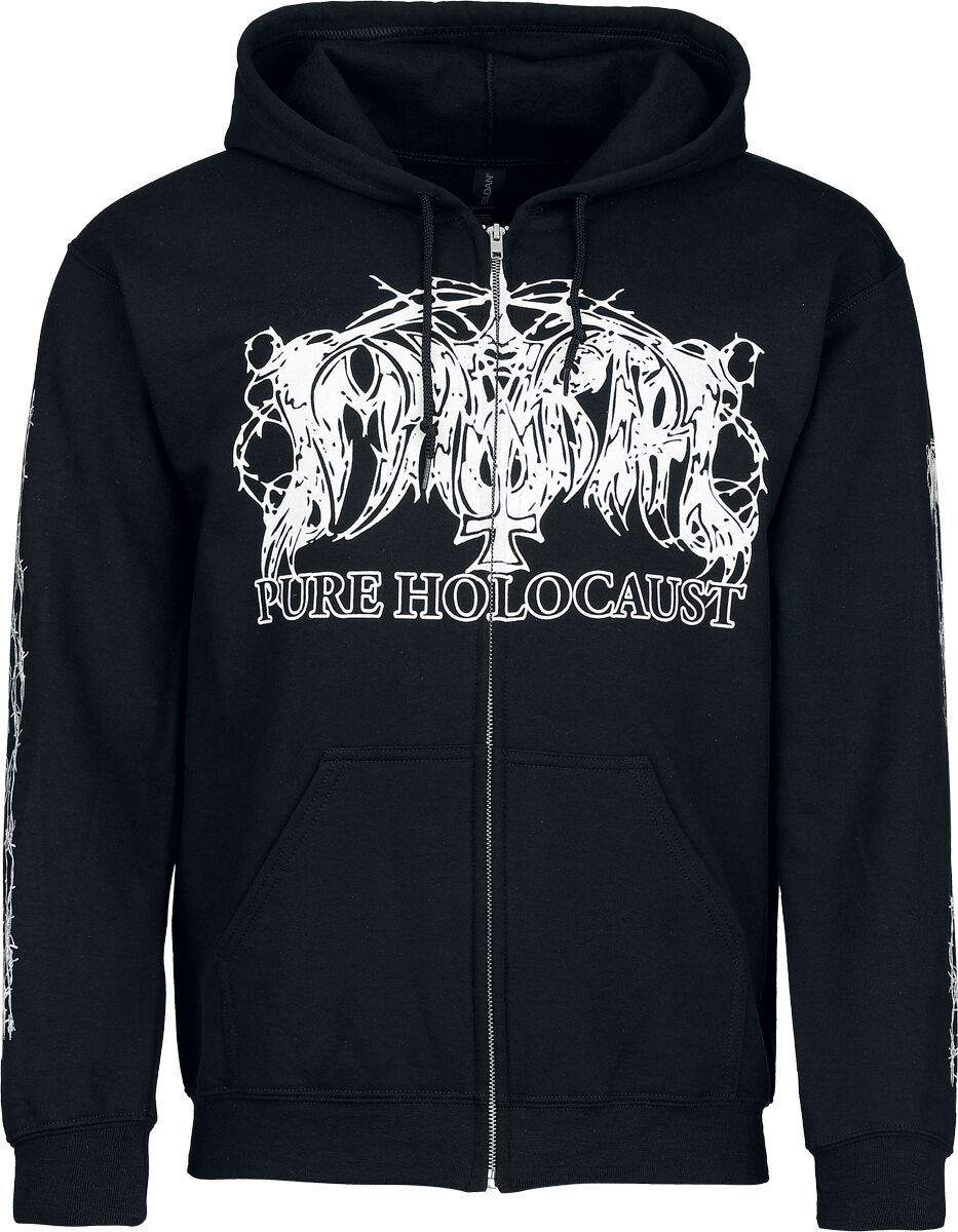 Immortal Pure holocaust Mikina s kapucí na zip černá - RockTime.cz