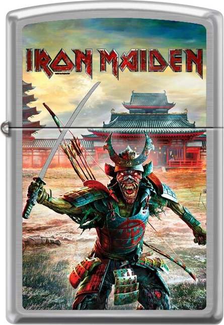 Iron Maiden Zippo - Brushed Chrome Zippo zapalovač standard - RockTime.cz