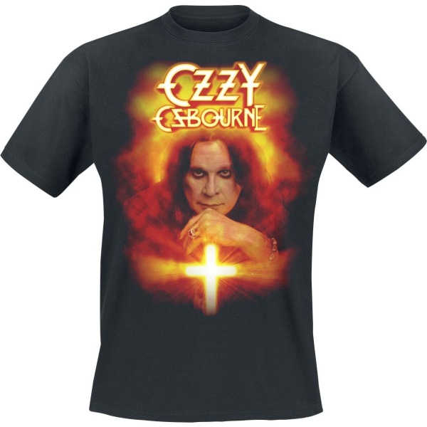 Ozzy Osbourne God Bless Tričko černá - RockTime.cz