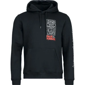 Iron Maiden Smoking Eddie Mikina s kapucí černá - RockTime.cz