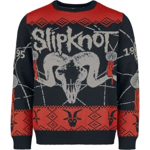 Slipknot Holiday Sweater 2024 Pletený svetr vícebarevný - RockTime.cz