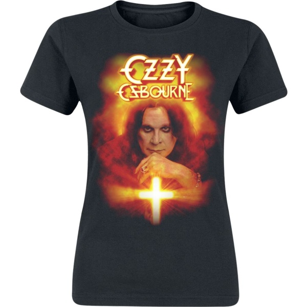 Ozzy Osbourne God Bless Dámské tričko černá - RockTime.cz