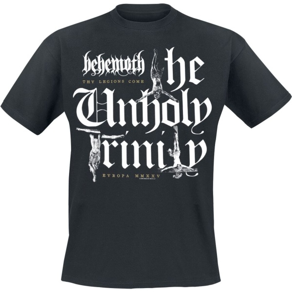 Behemoth Trinity - The Unholy Trinity Tour 2025 Tričko bílá - RockTime.cz