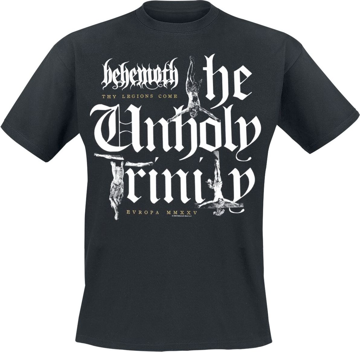Behemoth Trinity - The Unholy Trinity Tour 2025 Tričko bílá - RockTime.cz
