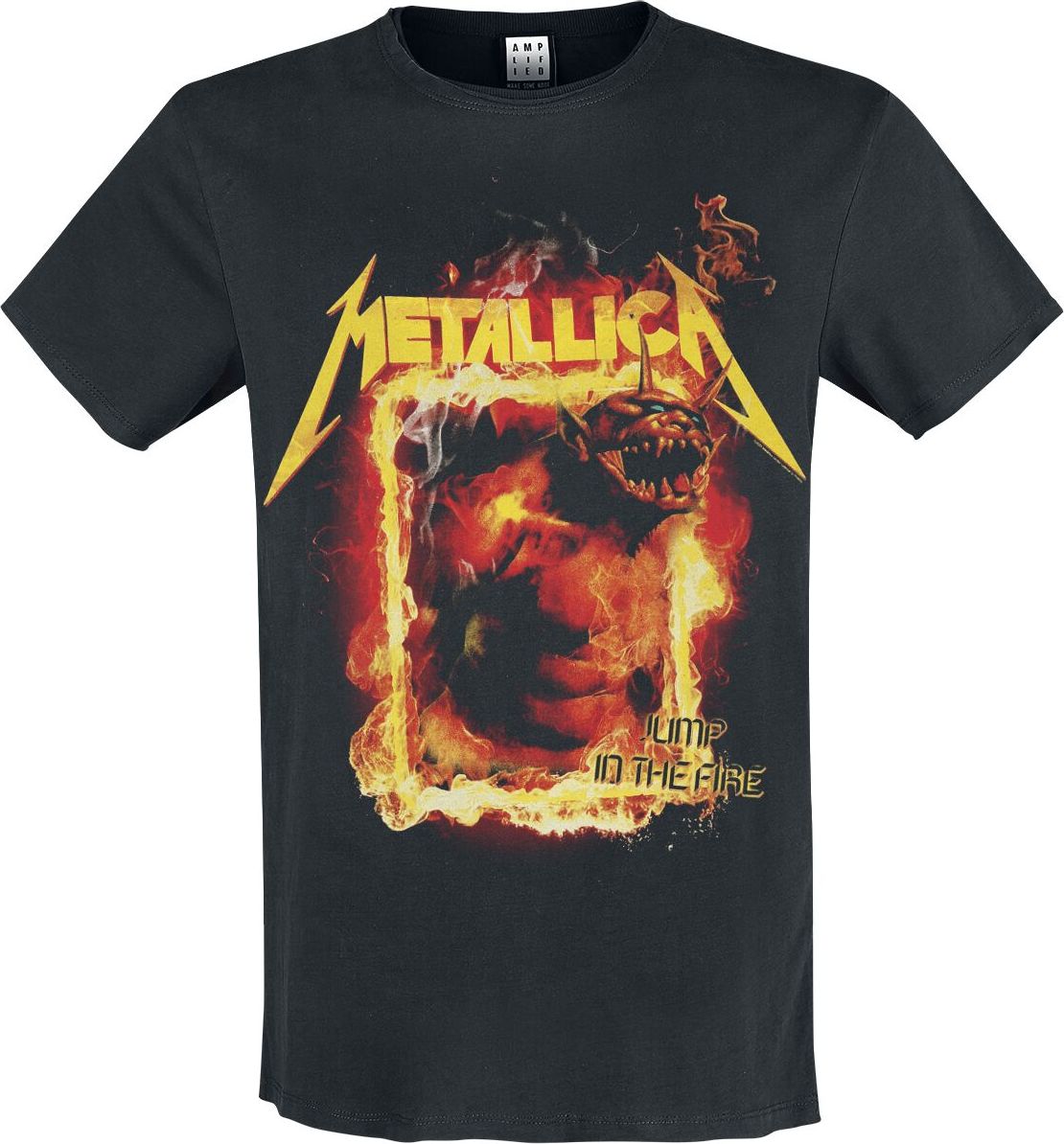 Metallica Amplified Collection - Jump In The Fire Tričko černá - RockTime.cz