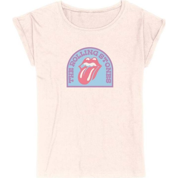 The Rolling Stones Sweet Little Tongue Dámské tričko světle růžová - RockTime.cz