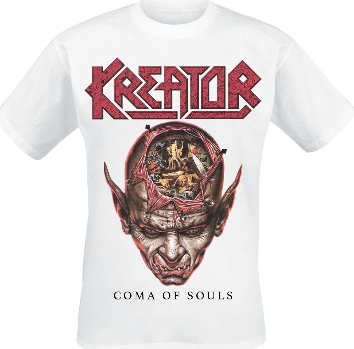 Kreator Coma of souls Tričko bílá - RockTime.cz