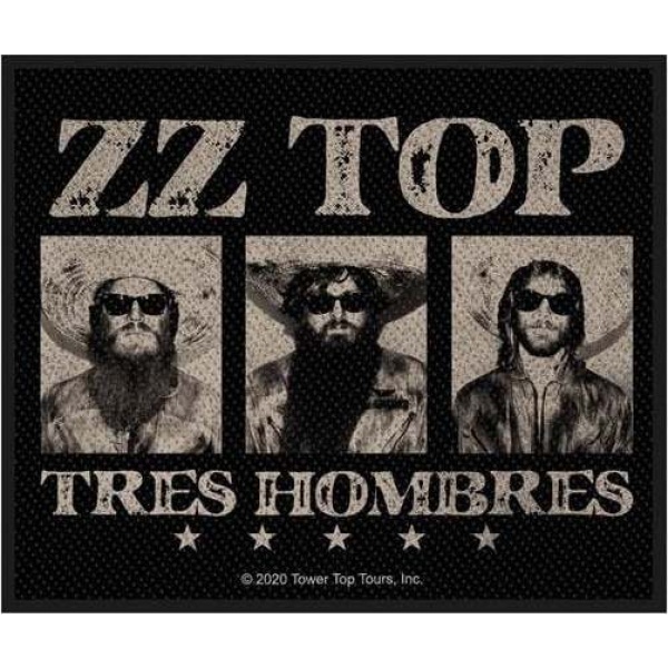 ZZ Top Tres hombres nášivka cerná/šedá - RockTime.cz