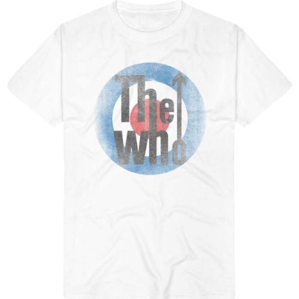 The Who Vintage Target Logo Tričko bílá - RockTime.cz